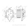 Motor soplador universal auto 12v dc para PEUGEOT